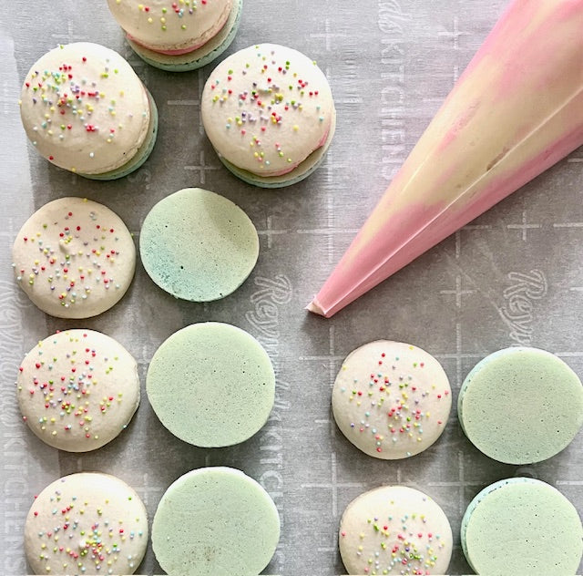 Birthday Cake Macarons