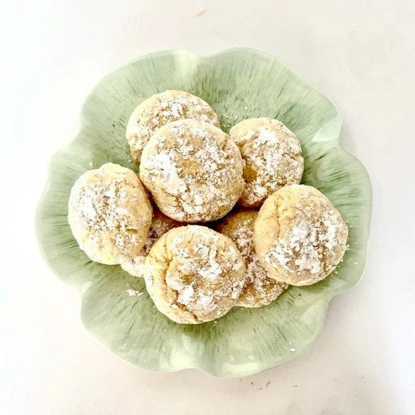 Coconut Lime Crinkle Cookie