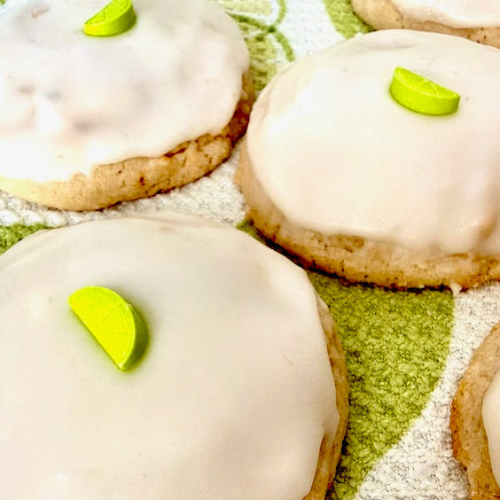 Glazed Lime Sugar Cookie