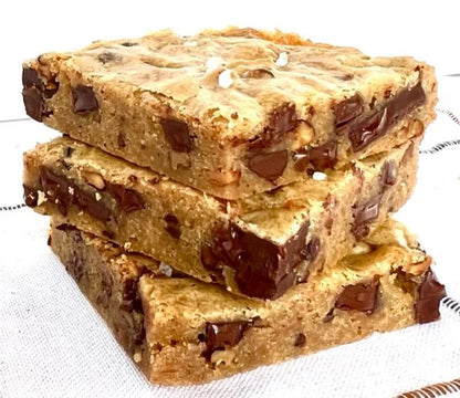 Bourbon, Chocolate and Pecan Blondie