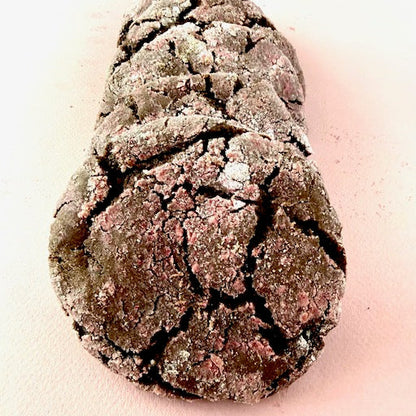 Chocolate Raspberry Crinkle Cookie