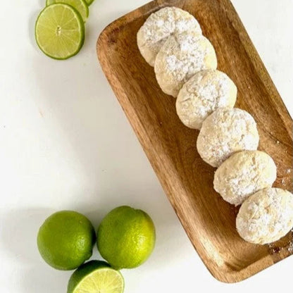 Coconut Lime Crinkle Cookie