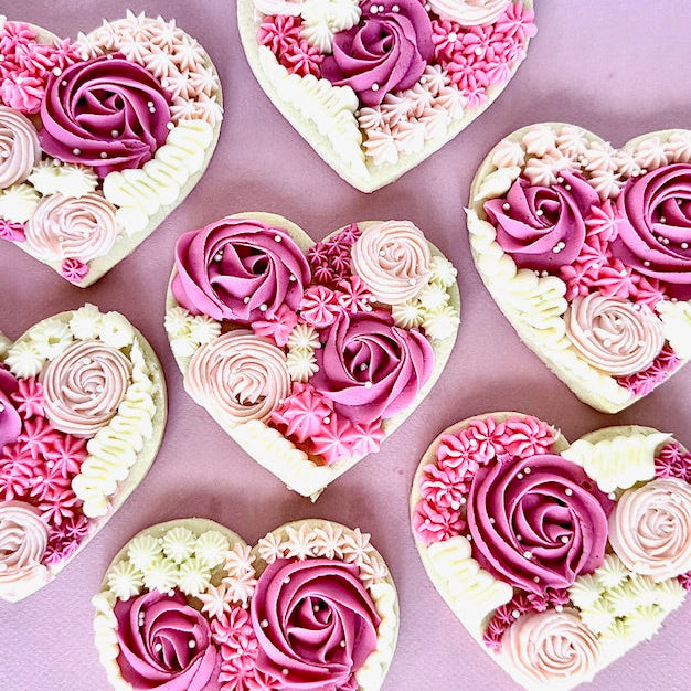 Valentine Buttercream Sugar Cookie