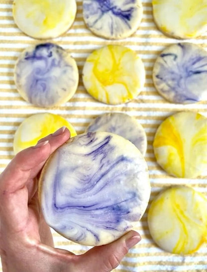 Glazed Lemon/Lavender Sugar Cookies