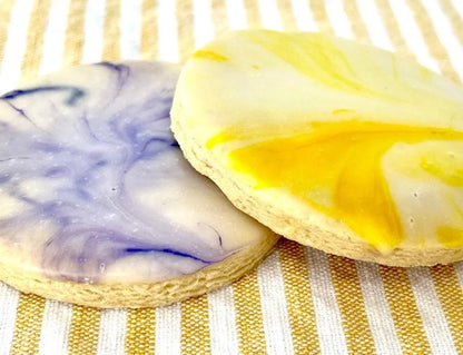 Glazed Lemon/Lavender Sugar Cookies