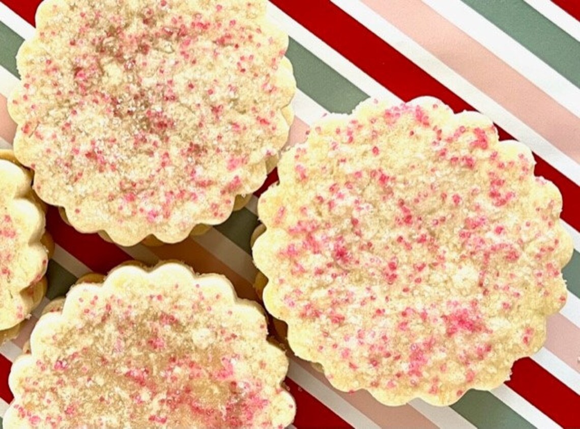 Raspberry Cream Sandwich Cookies