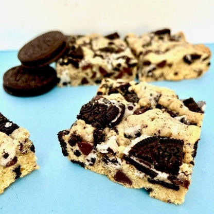 Double Cookies and Cream Bars