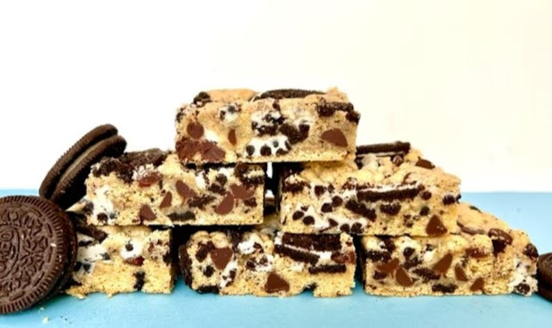 Double Cookies and Cream Bars