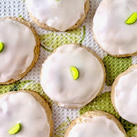 Glazed Lime Sugar Cookie