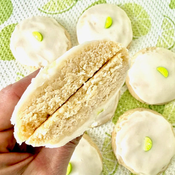 Glazed Lime Sugar Cookie