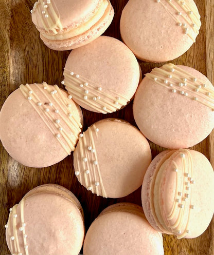 Pink Champagne Macarons