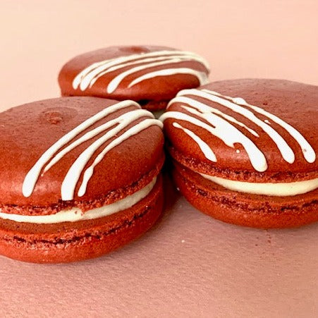 Red Velvet Macarons